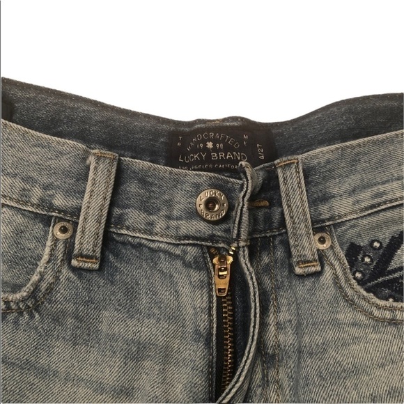 Lucky brand cut off distressed short boho - Picture 6 of 9